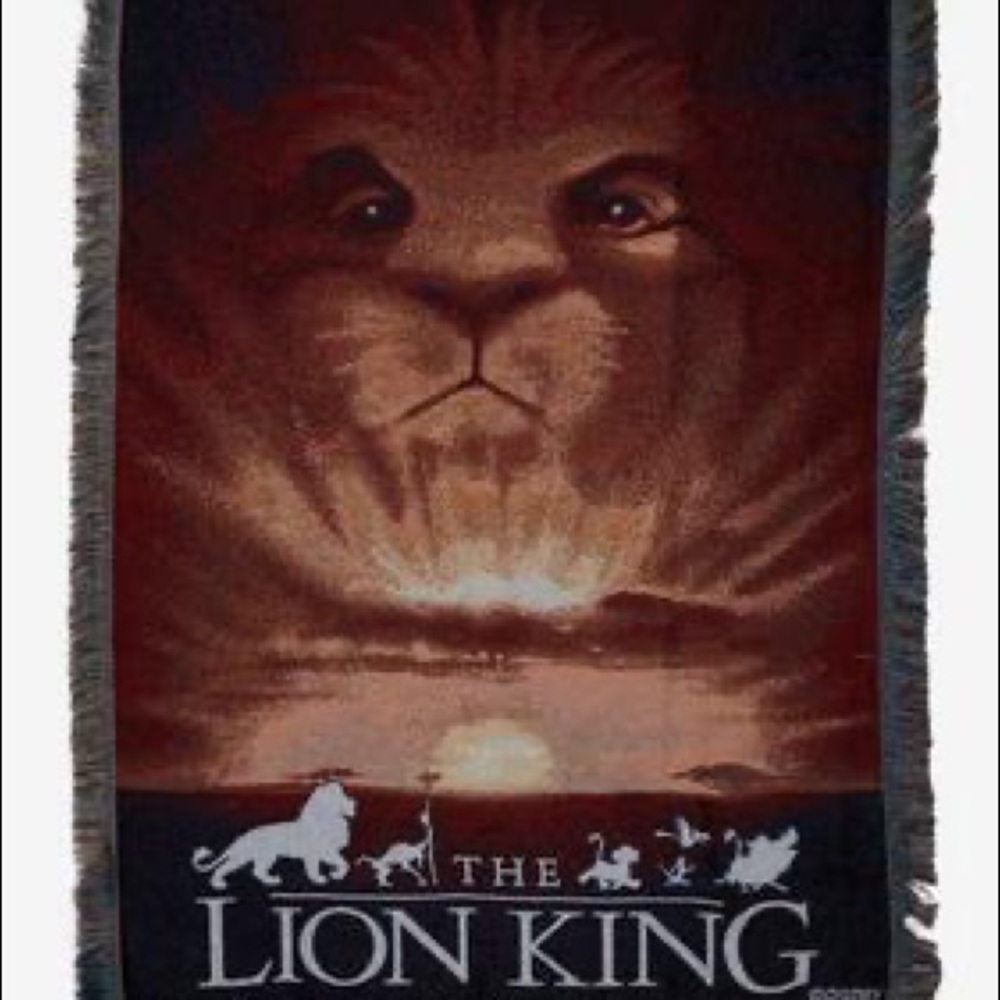 Disney lion king throw